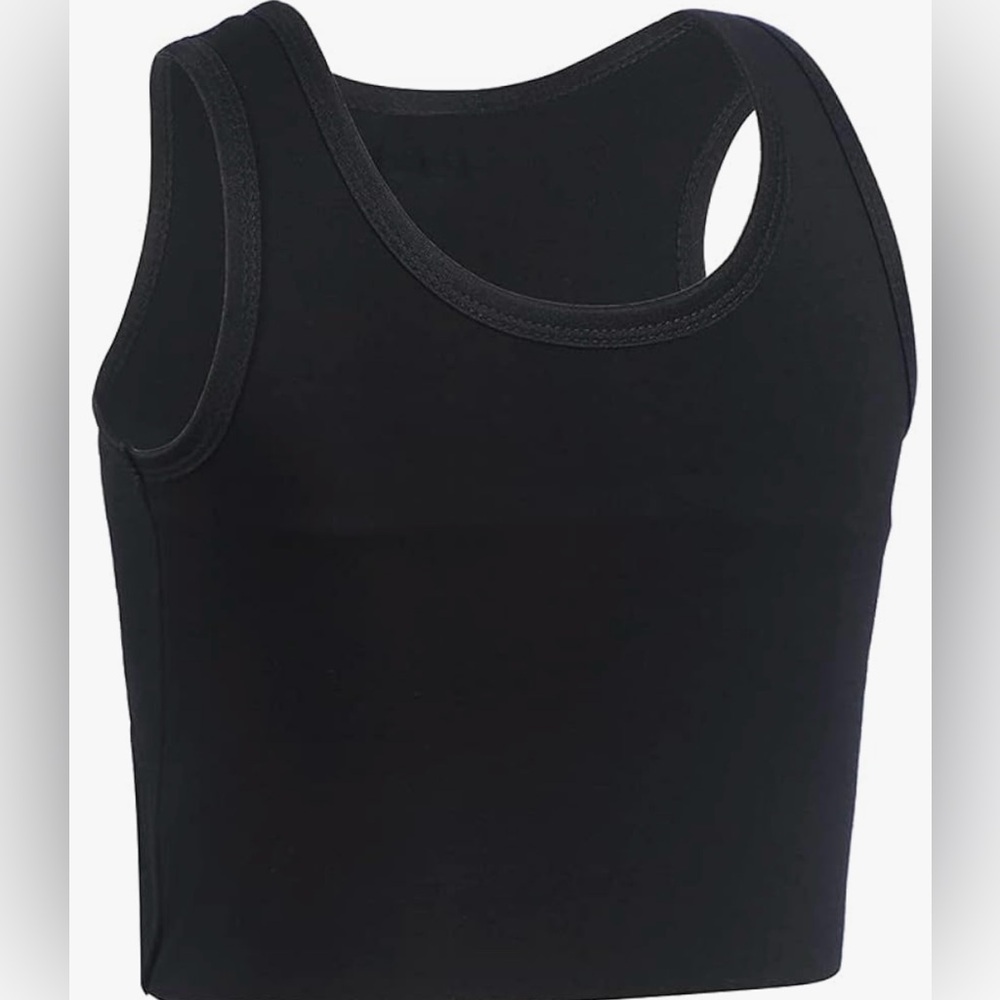 Women Transgender Tomboy FTM Pull On Closure Elastic Chest Binder Pullover